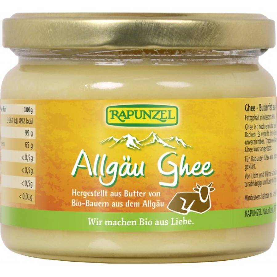 Allgau ghee ecologic-grasime din unt x 250gr (RAPUNZEL)