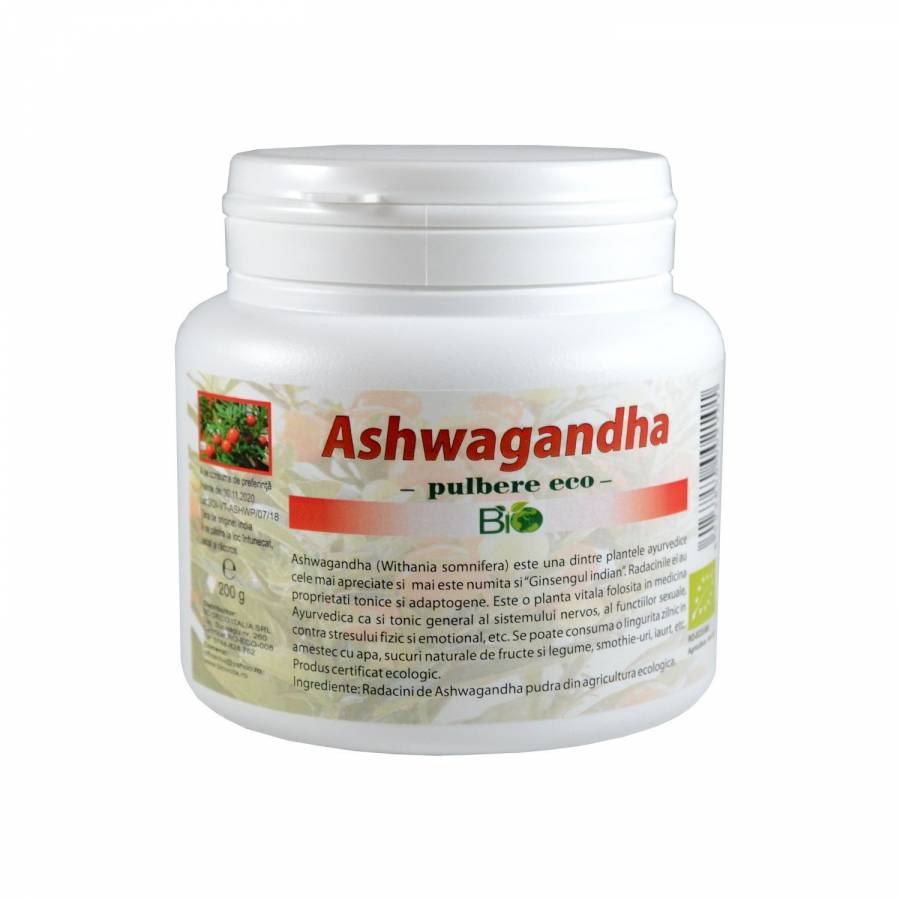 Ashwagandha eco pudra x 200g (DECO ITALIA)