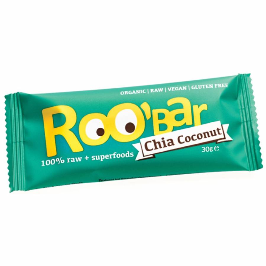 Baton chia + cocos raw eco x 30g (ROOBAR)