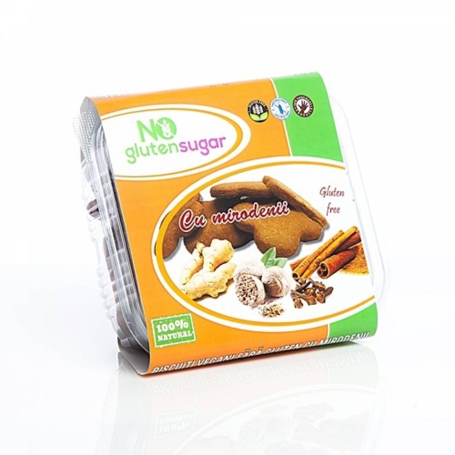 Biscuiti vegani fara gluten - mirodenii x 150gr (NO GLUTEN)