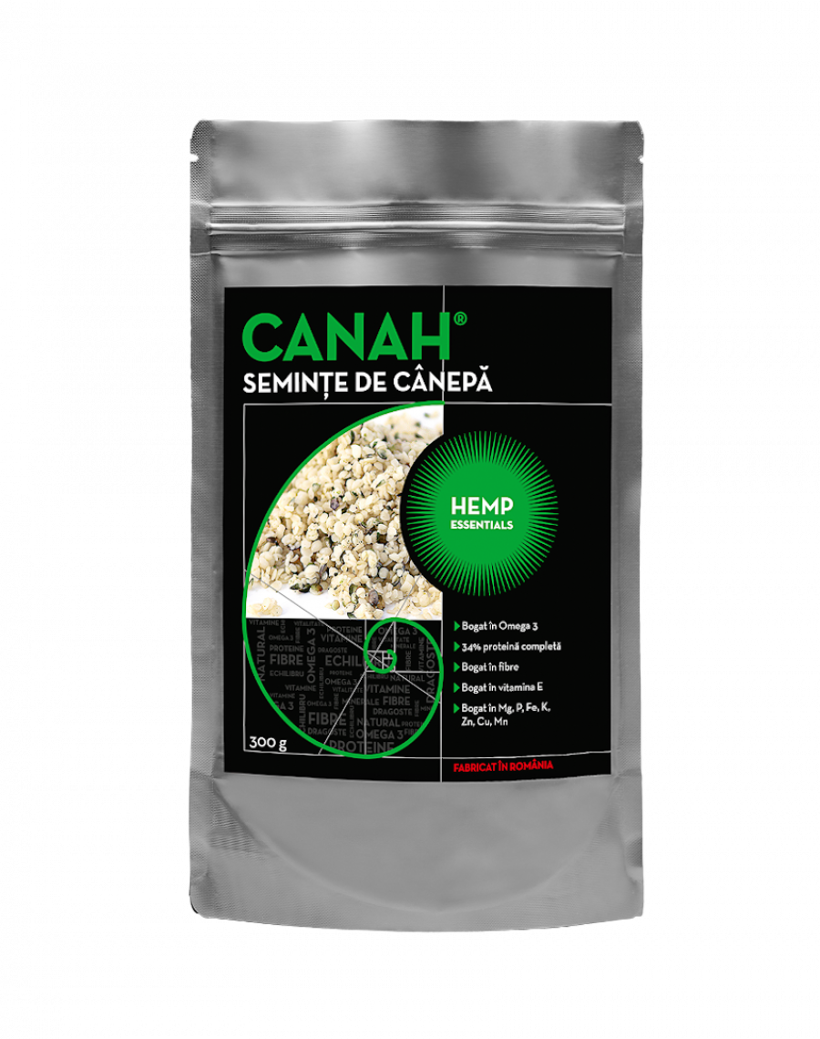 CANAH Seminte decorticate de canepa 300g