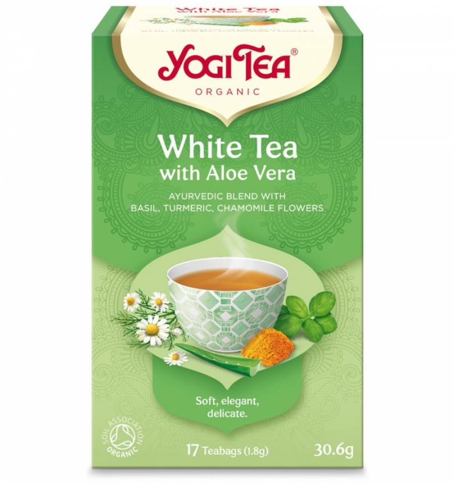 Ceai alb cu aloe vera eco x 17 plicuri (YOGI TEA)