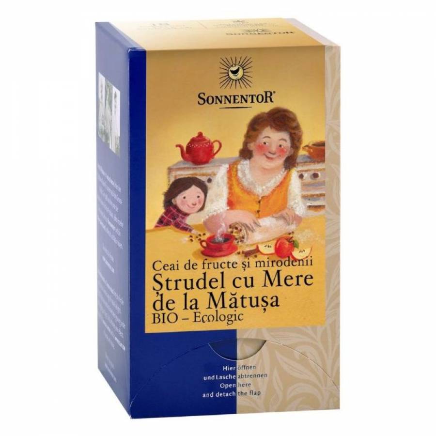 Ceai fructe "Strudel cu mere de la matusa" x 18dz (SONNENTOR