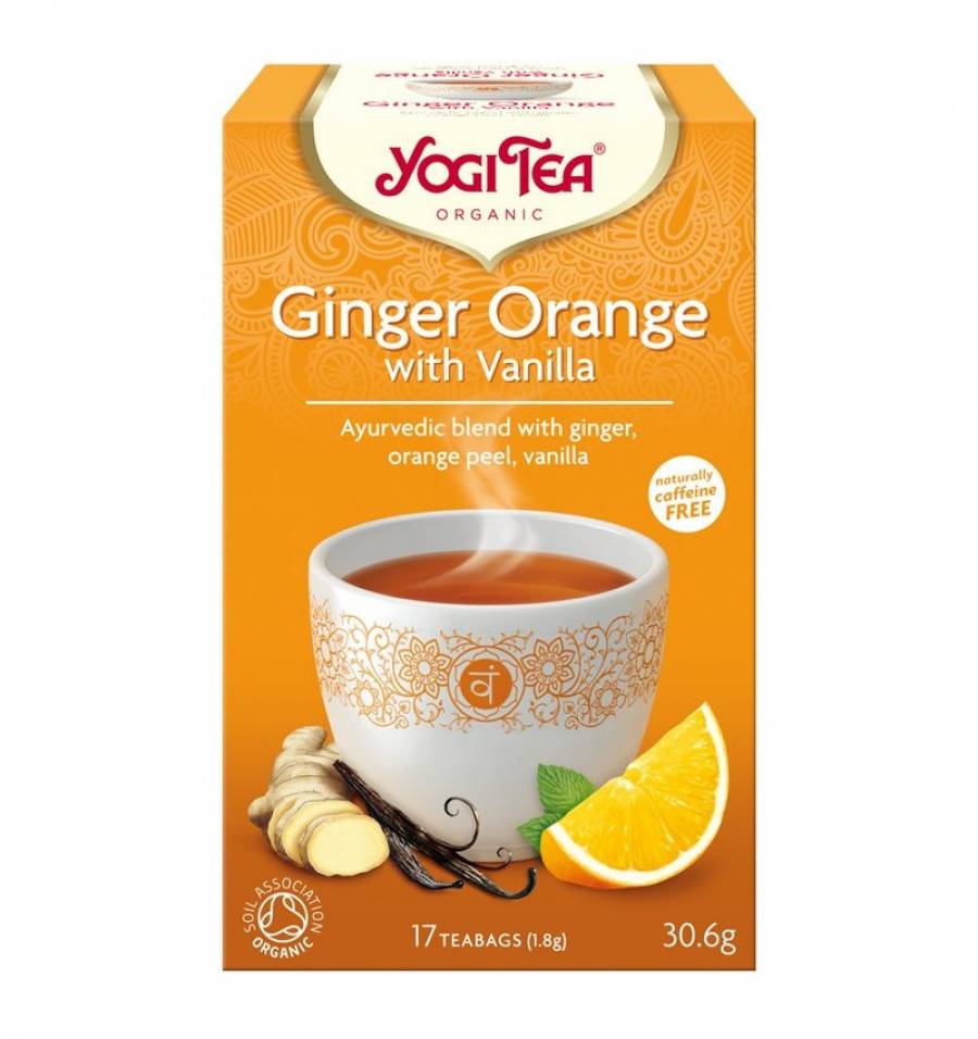 Ceai ghimbir, portocale si vanilie eco x 17 plicuri ( YOGI