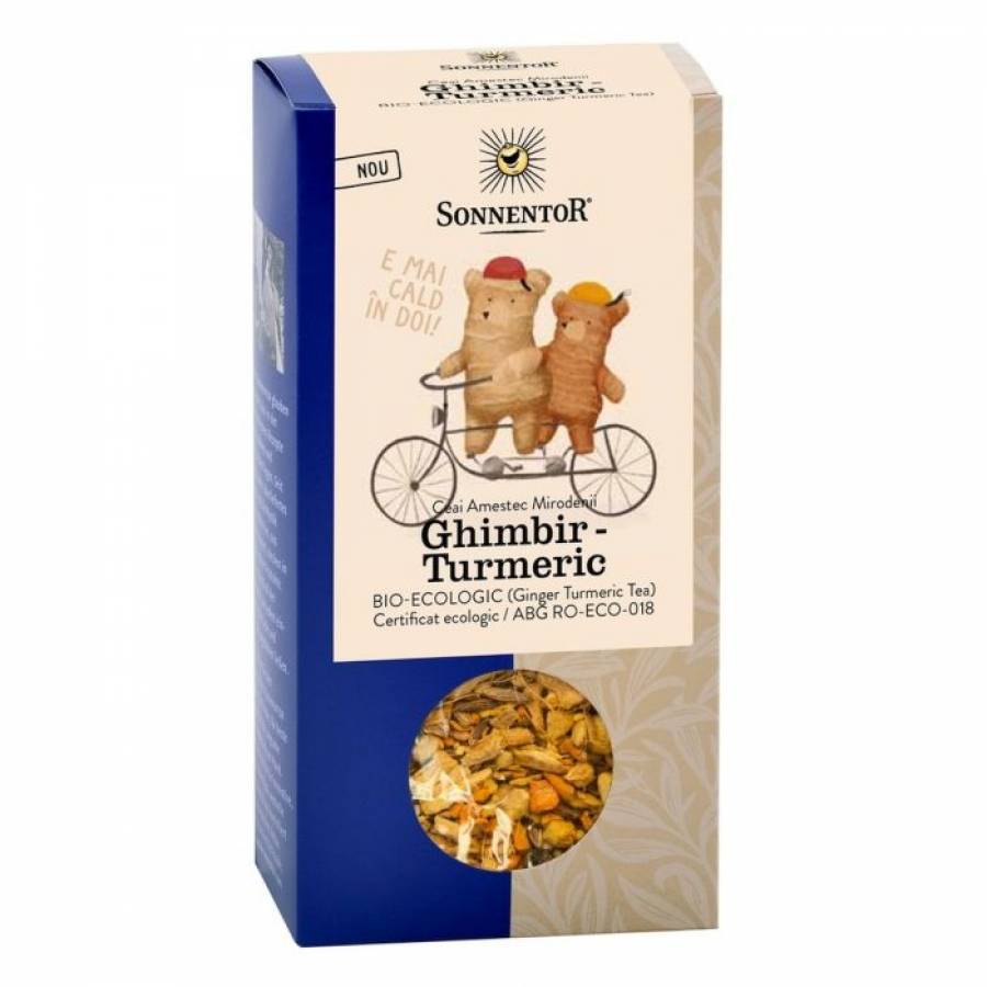 Ceai ghimbir turmeric eco x 120g (SONNENTOR)