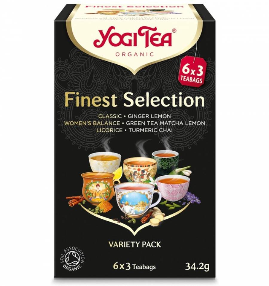 Ceai selectie de ceaiuri eco x 18 plicuri (YOGI TEA)