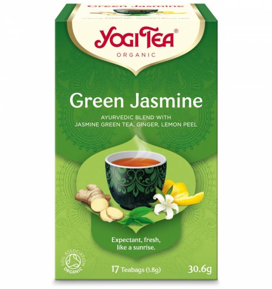 Ceai verde cu iasomie eco x 17 buc (YOGI TEA)