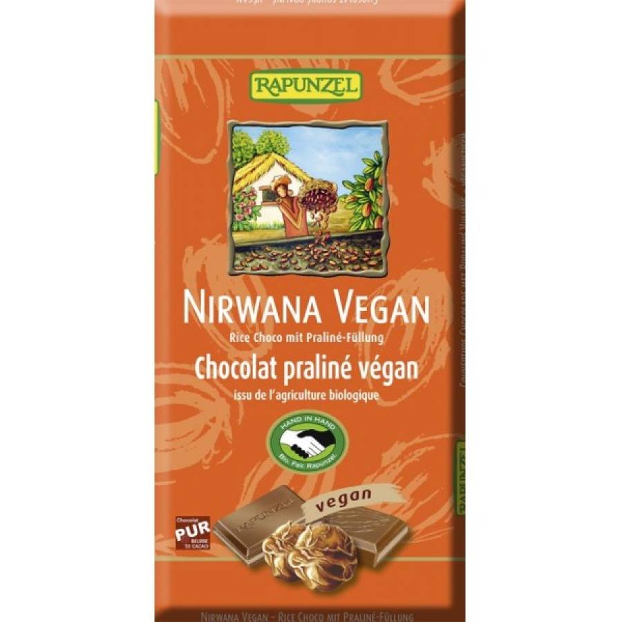 Ciocolata nirwana vegana eco x 100g (RAPUNZEL)