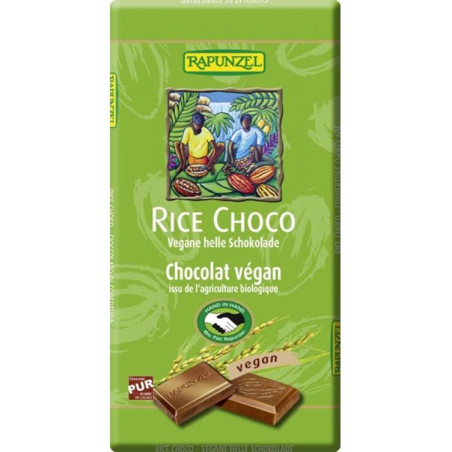 Ciocolata vegana cu lapte de orez eco x 100gr (RAPUNZEL)