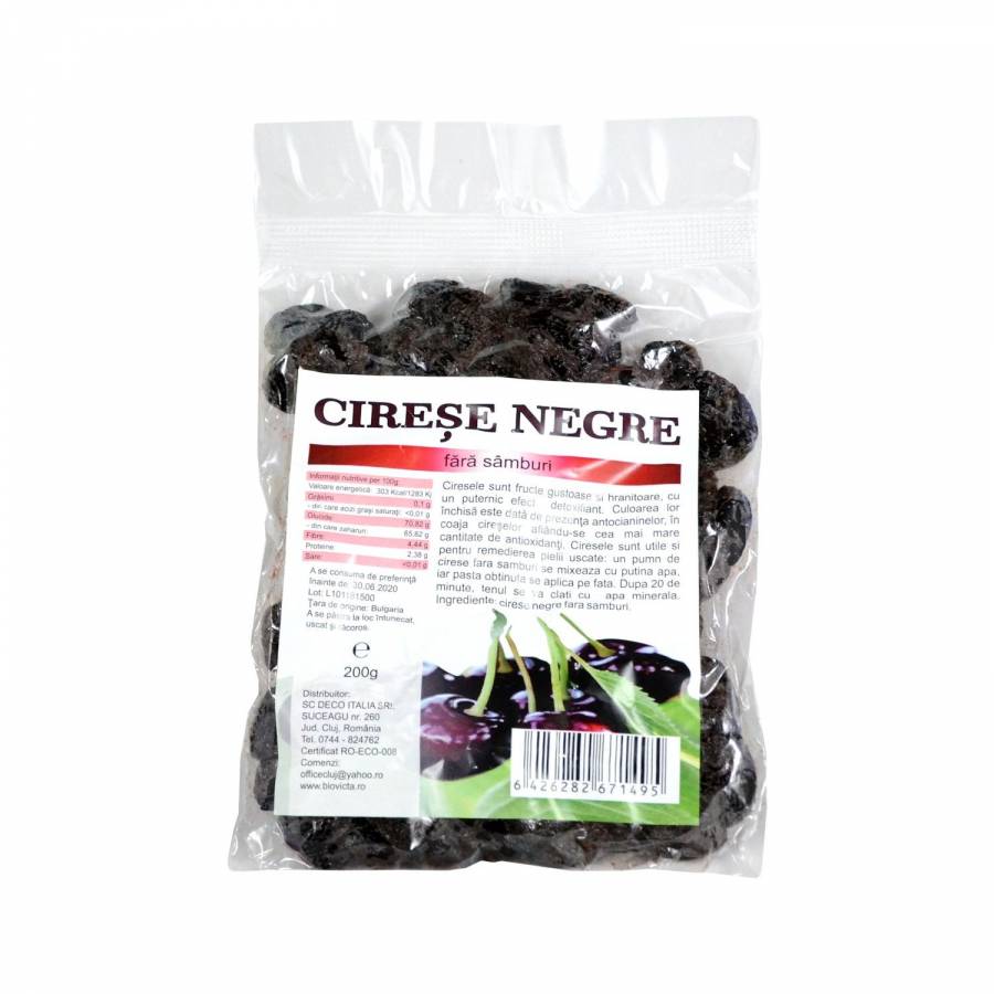 Cirese negre uscate x 200g (DECO ITALIA)