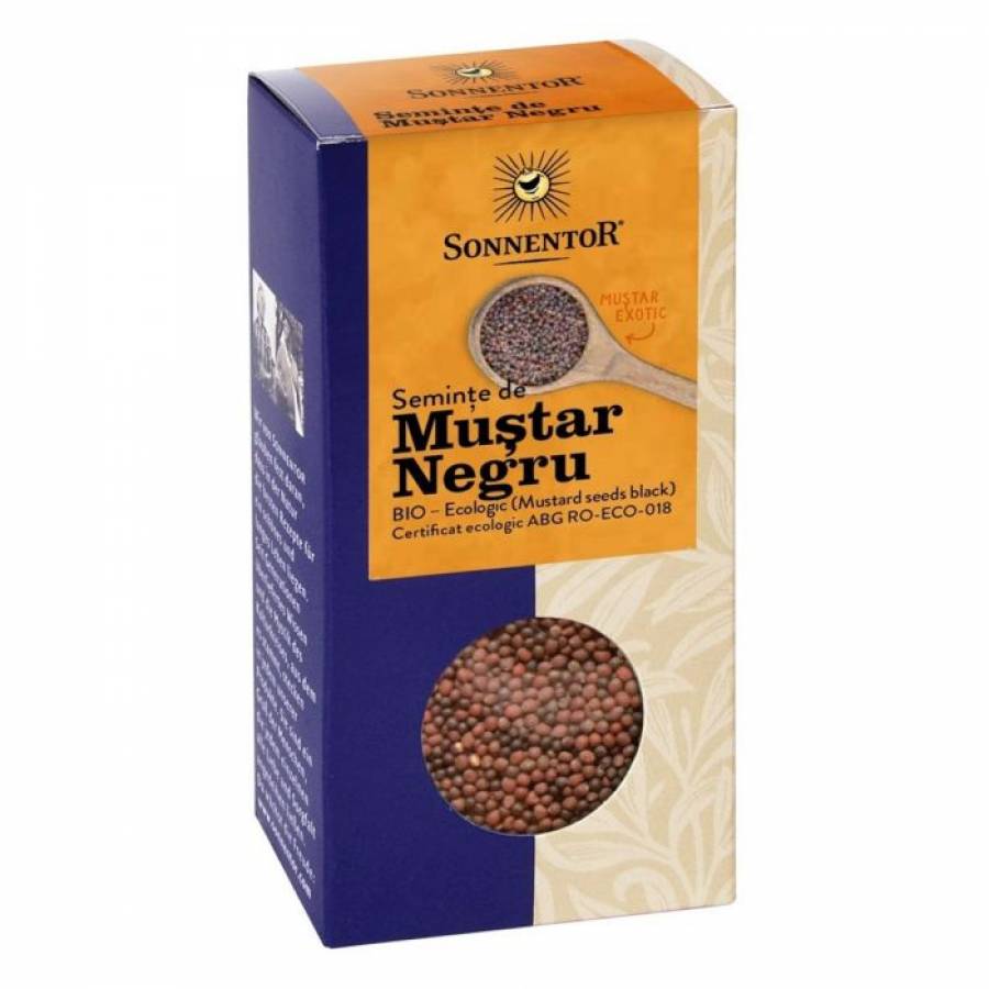 Condiment - Seminte mustar negru eco x 80gr (SONNENTOR)