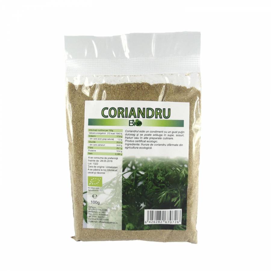 Coriandru intreg eco x 100g (DECO ITALIA)