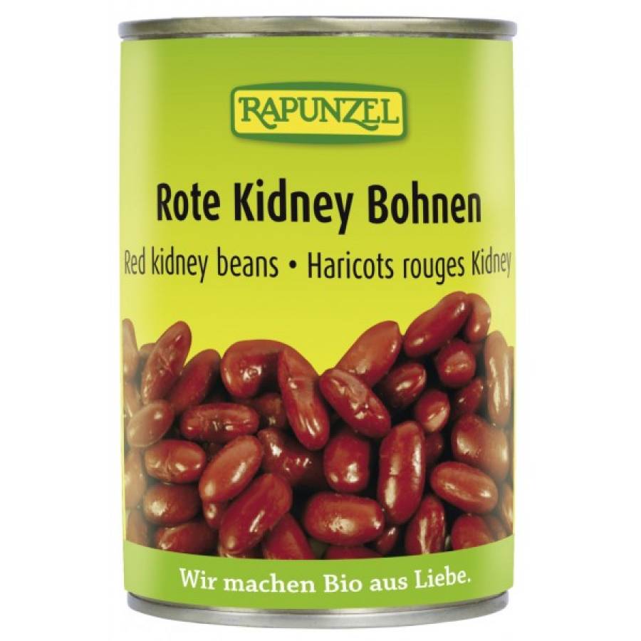 Fasole kidney rosie la doza eco x 400gr (RAPUNZEL)
