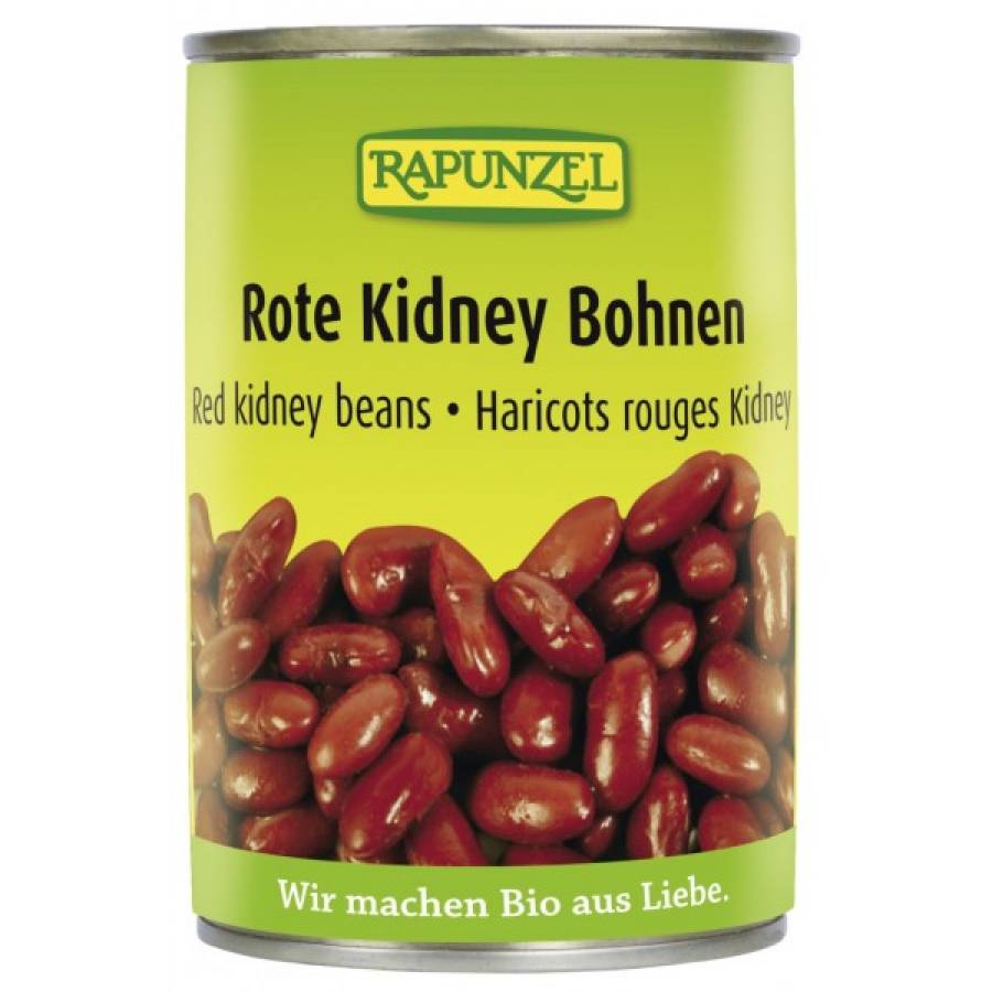 Fasole kidney rosie la doza eco x 400gr (RAPUNZEL)