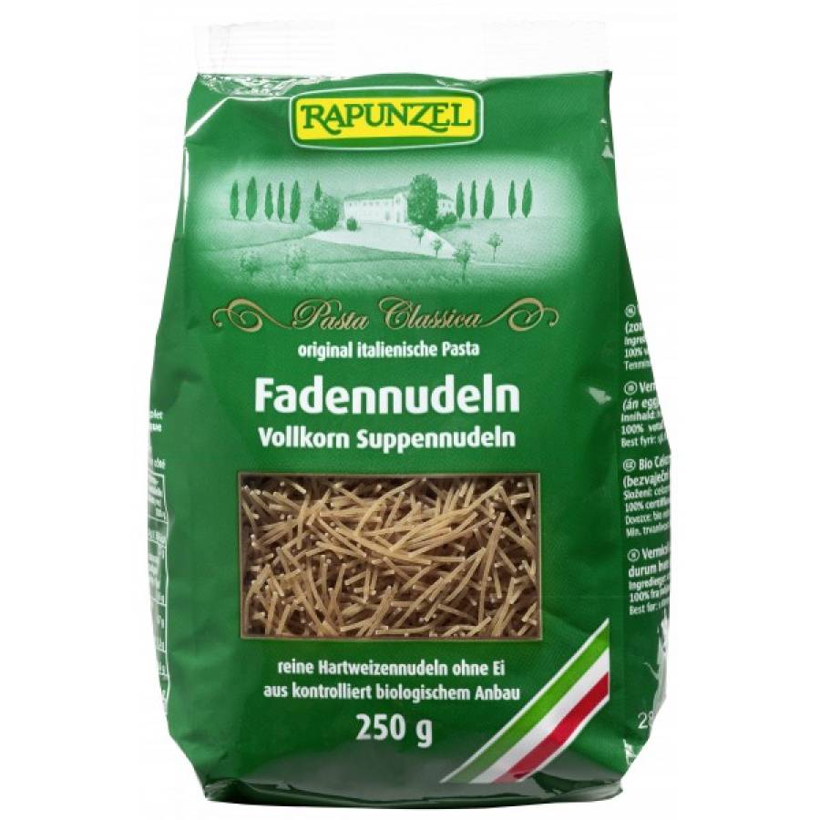 Fidea de supa integrala eco x 250g (RAPUNZEL)