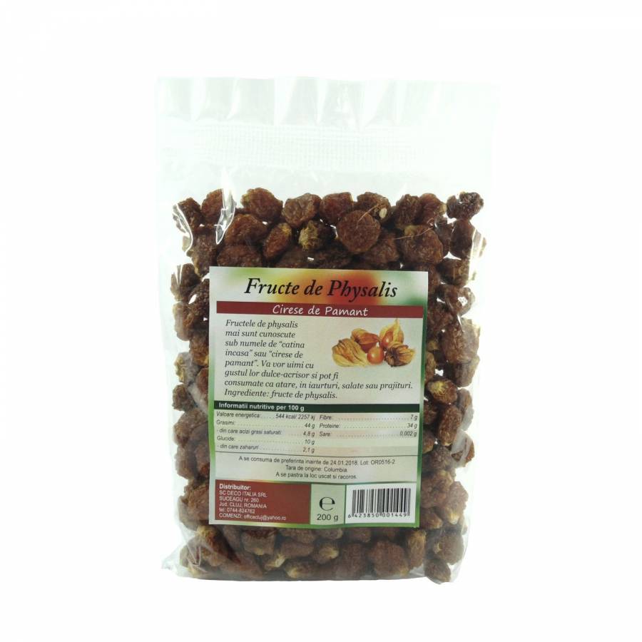 Fructe de physalis uscate x 100g (DECO ITALIA)