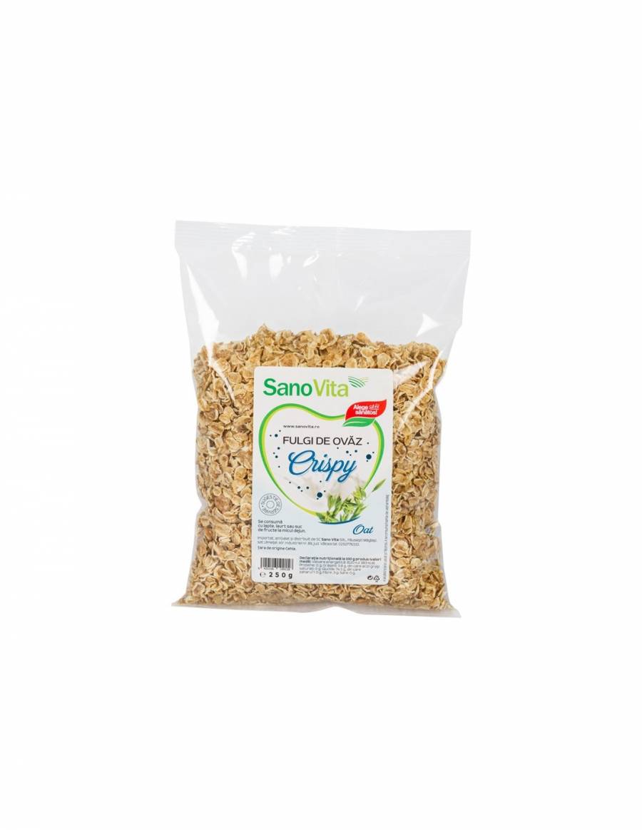 Fulgi de ovaz crispy x 250g (SANO VITA)