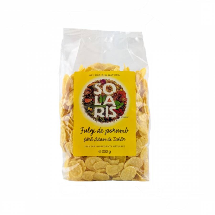 Fulgi de porumb fara zahar 250gr (SOLARIS)