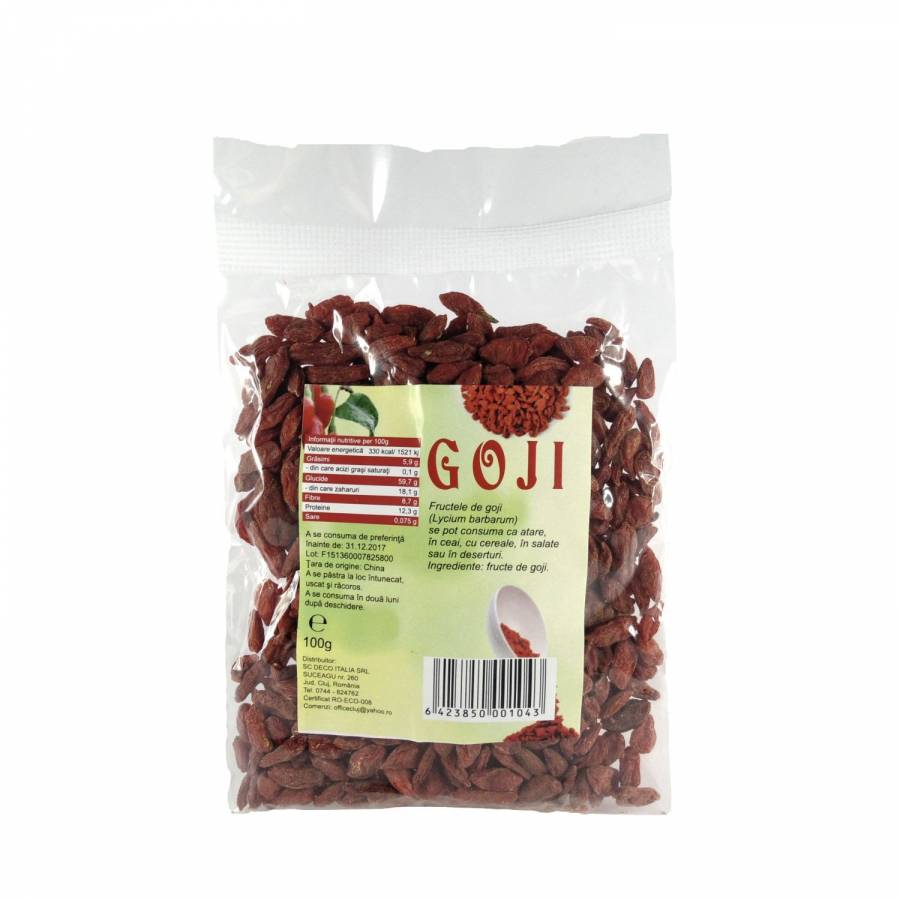 Goji berry uscate x 100gr (DECO ITALIA)