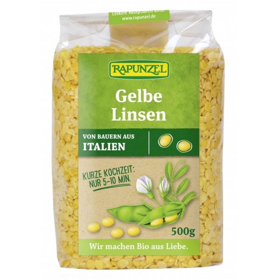 Linte galbena eco x 500g (RAPUNZEL)