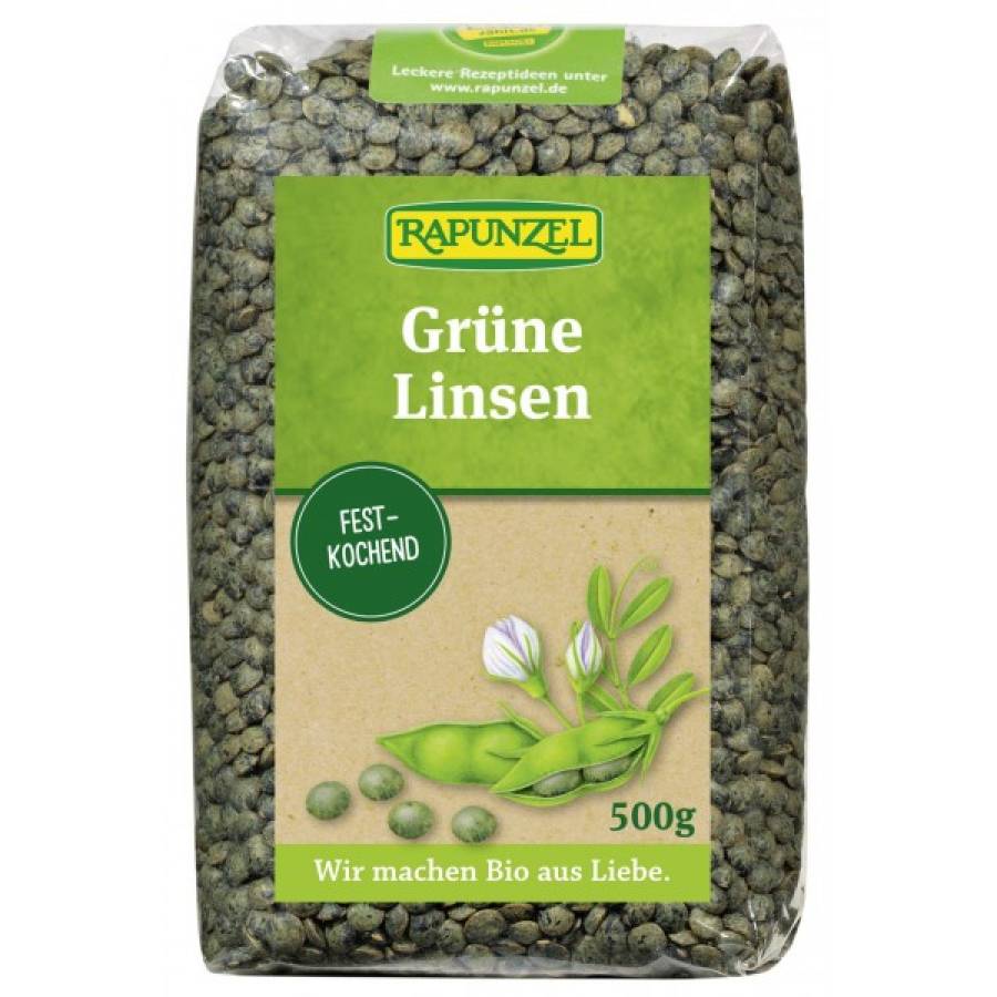 Linte verde eco x 500gr (RAPUNZEL)