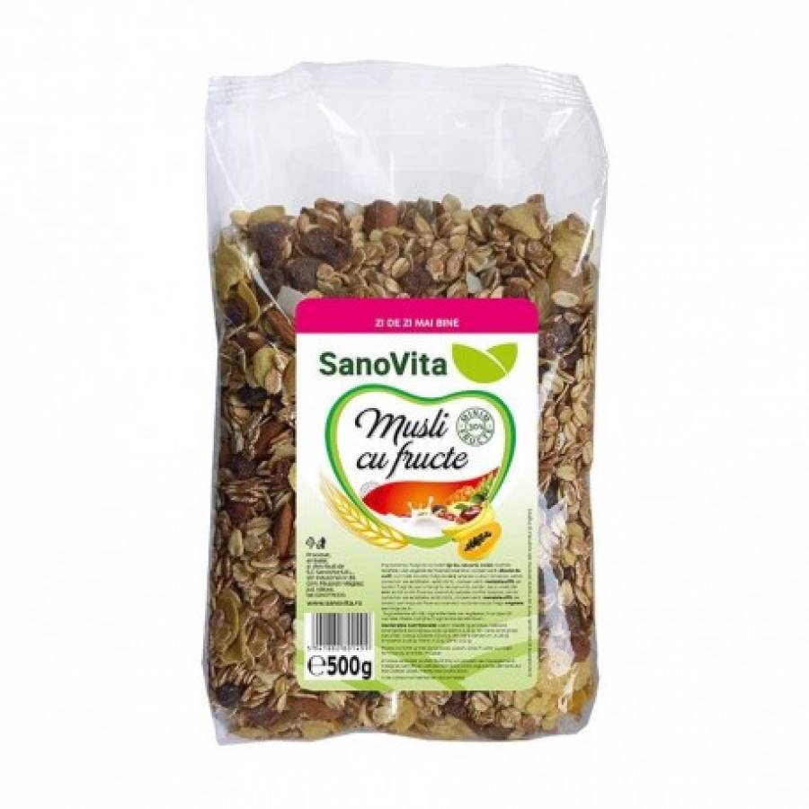 Musli cu fructe x 500g (SANO VITA)