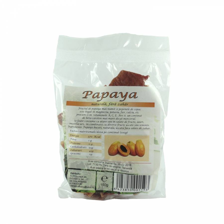 Papaya bucati 150g (DECO ITALIA)