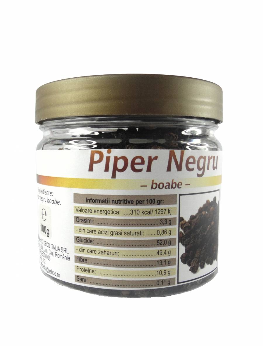 Piper negru intreg eco x 100g (DECO ITALIA)