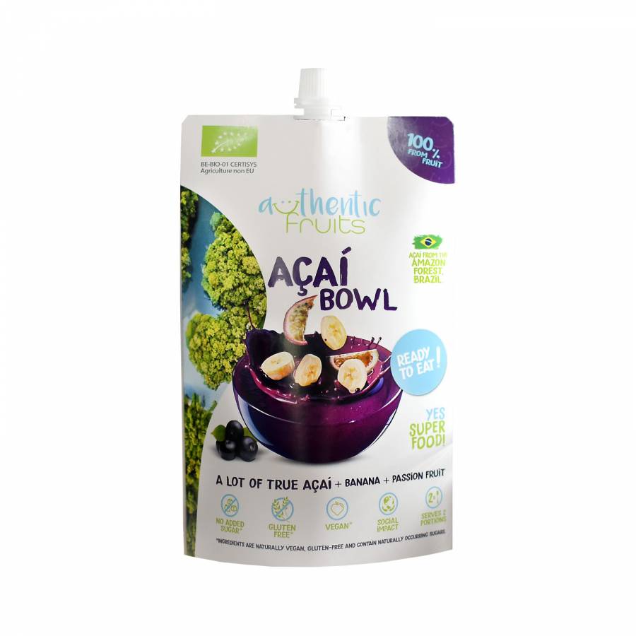 Acai bowl - pireu din fructe fara gluten eco x 250g (DECO ITALIA)