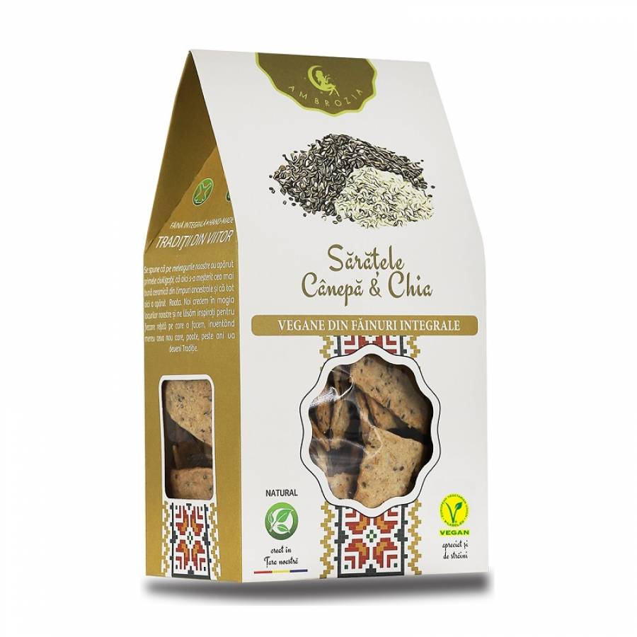 Saratele canepa si chia x 125g