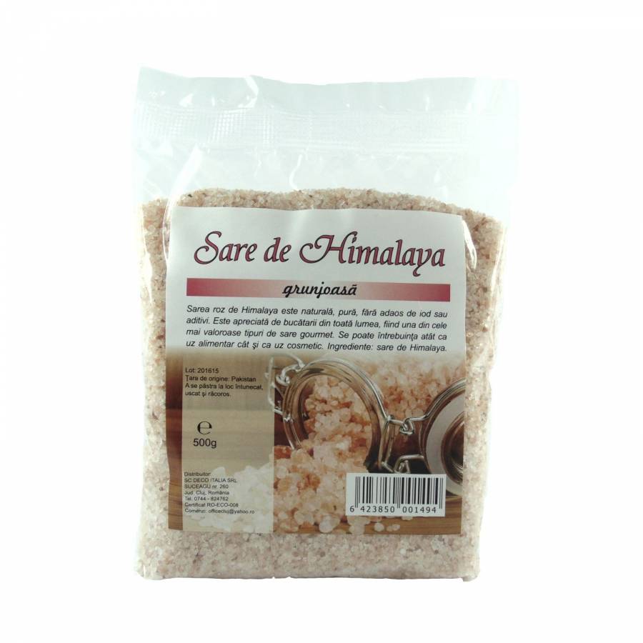 Sare de himalaya granule x 500gr (DECO ITALIA)