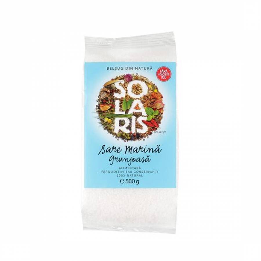 Sare marina grunjoasa 500g (SOLARIS)