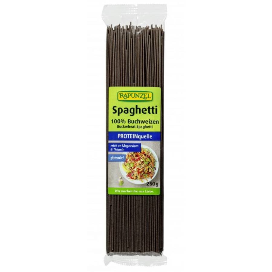 Spaghete din hrisca integrala (fara gluten) eco x 250g (RAPUNZEL)