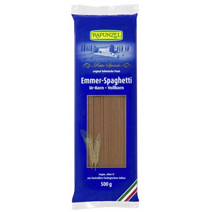 Spaghetti emmer integrale eco x 500g (RAPUNZEL)