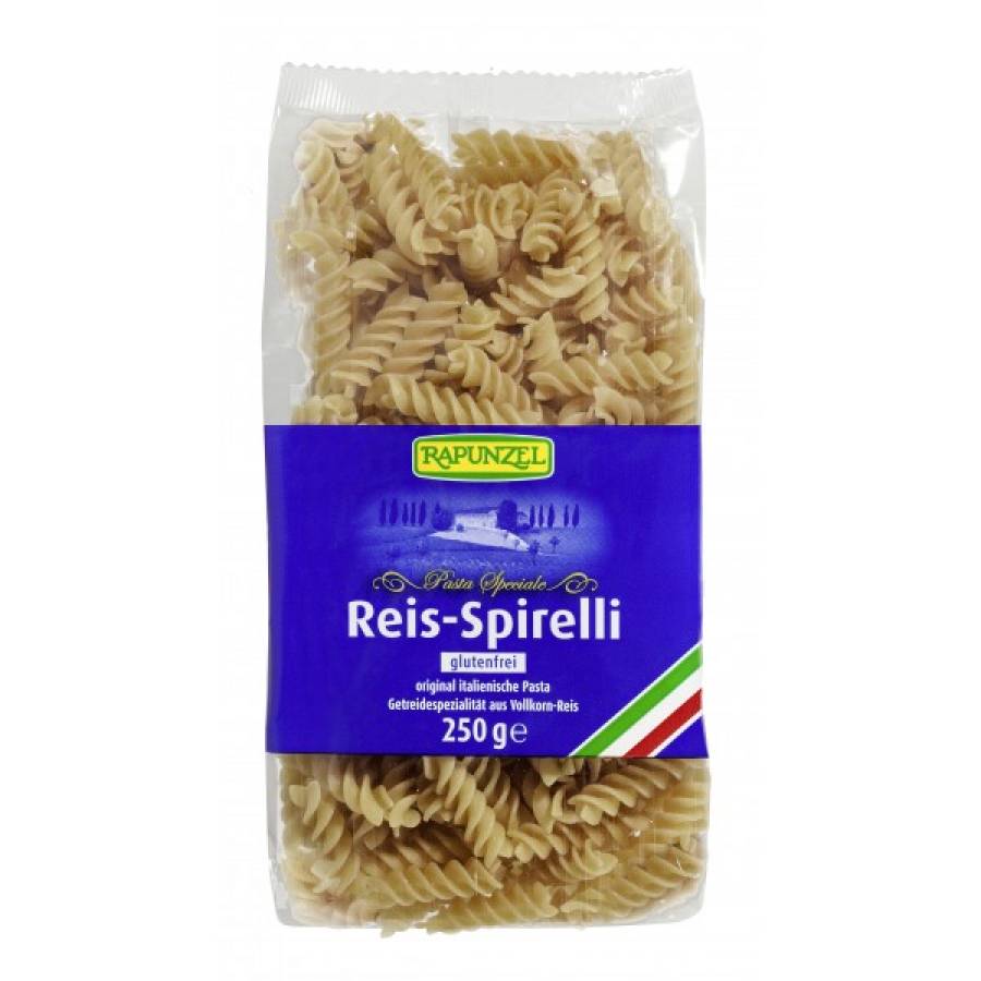 Spirelli din orez bio integral fara gluten eco x 250gr (RAPU