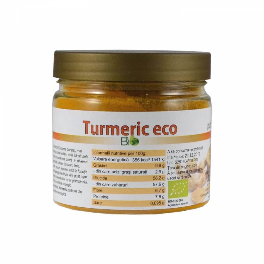 Turmeric pudra eco x 130gr (DECO ITALIA)