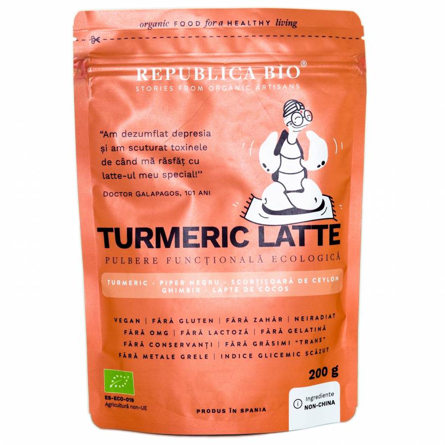 Turmeric Latte pulbere eco x 200 (REPUBLICA BIO)