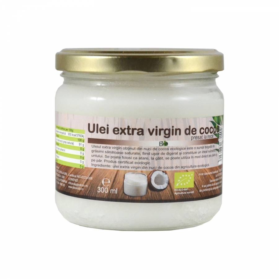 Ulei eco extra virgin din nuci de cocos x 300ml (DECO ITALIA