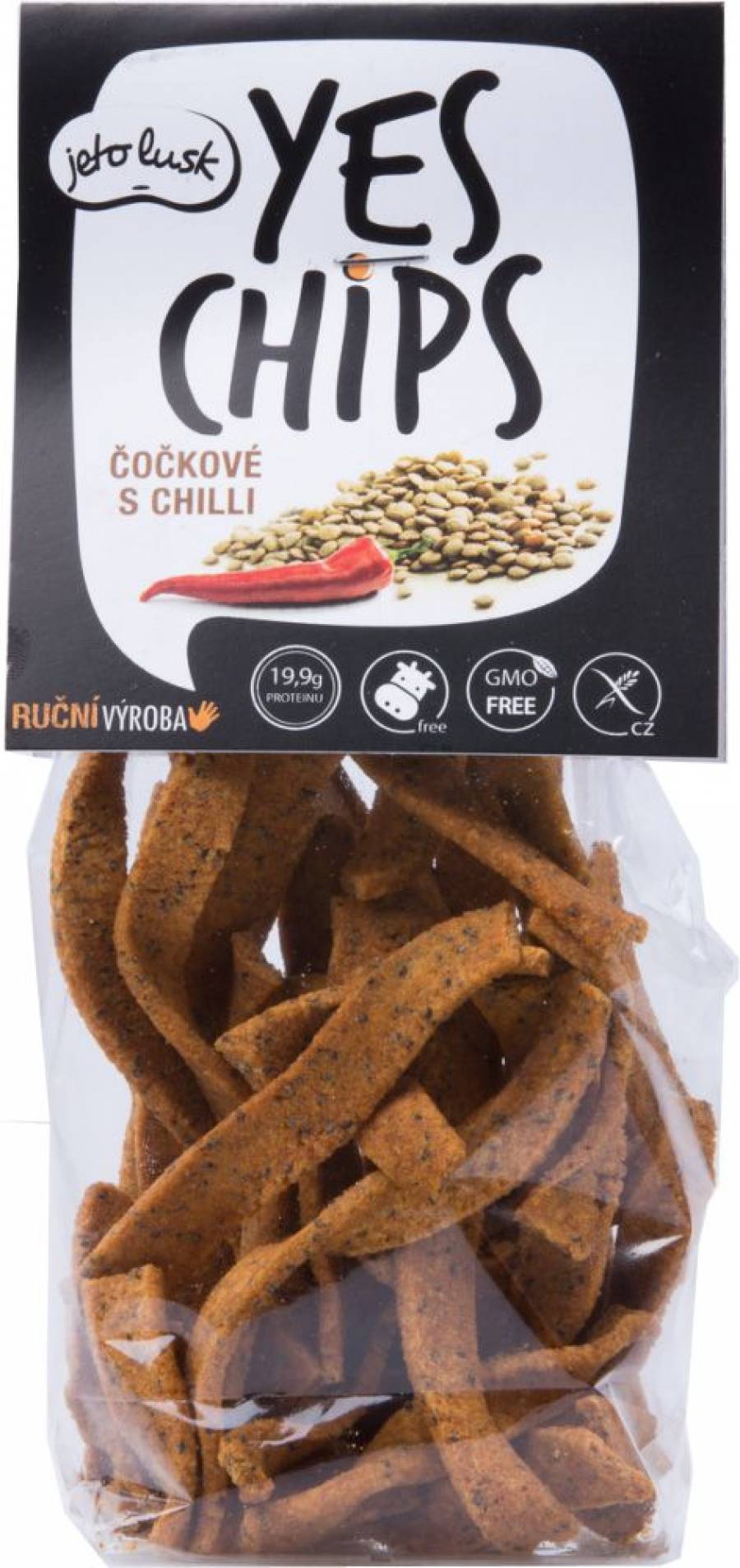 Yeschips Linte cu Chilli x 80g