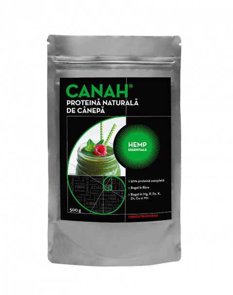 CANAH Pudra proteica de canepa 500g