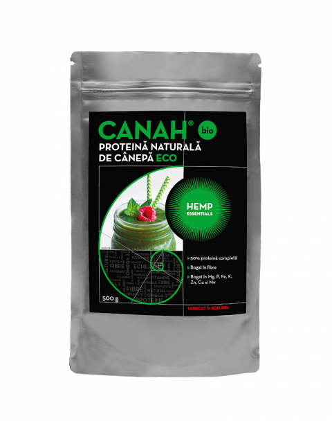 CANAH Pudra proteica de canepa eco x 500g