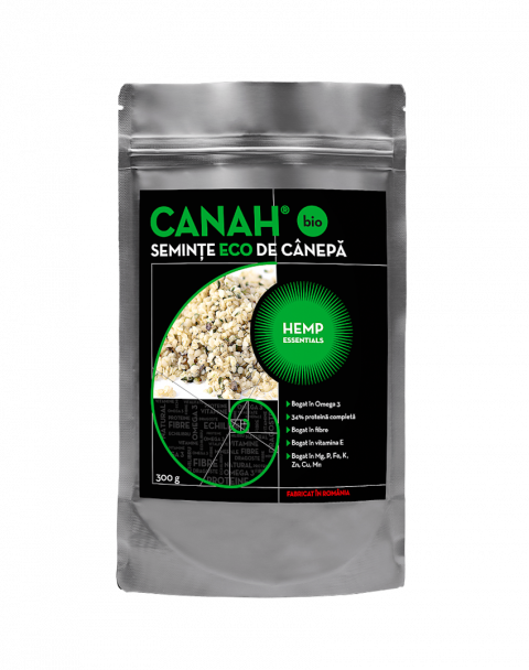 CANAH Seminte decorticate de canepa bio x 300g