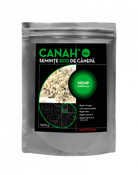 CANAH Seminte decorticate de canepa eco x 1000g