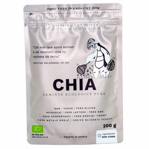 Chia seminte eco pure x 200g (REPUBLICA BIO)