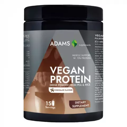 Collagen sport (pulbere instant, aroma ciocolata) x 600g (ADAMS)