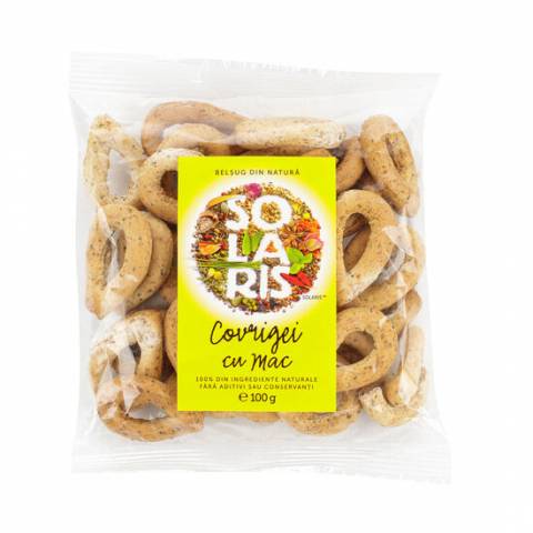 Covrigei faina integrala si mac x 100gr (SOLARIS)