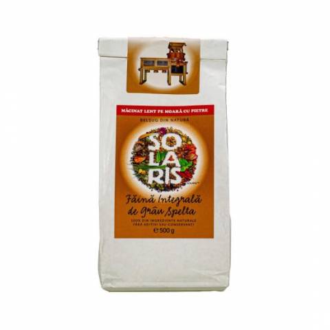 Faina integrala de grau spelta x 500gr (SOLARIS)