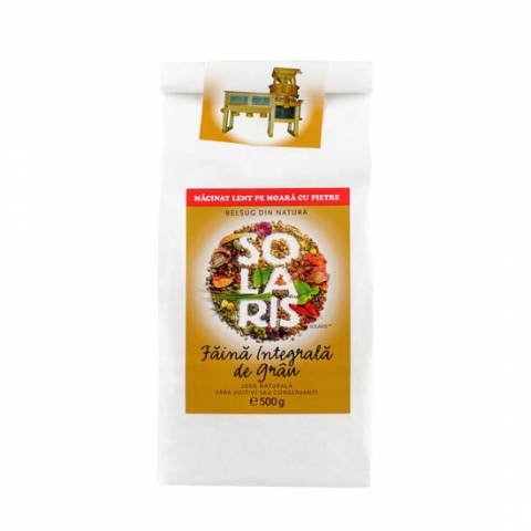 Faina integrala grau x 500gr (SOLARIS)