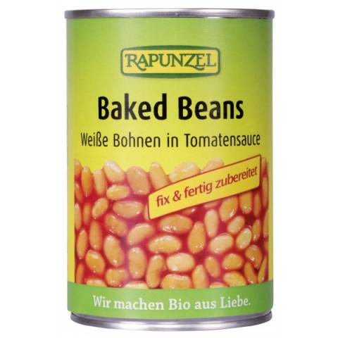Fasole alba in sos de rosii doza eco x 400g (RAPUNZEL)