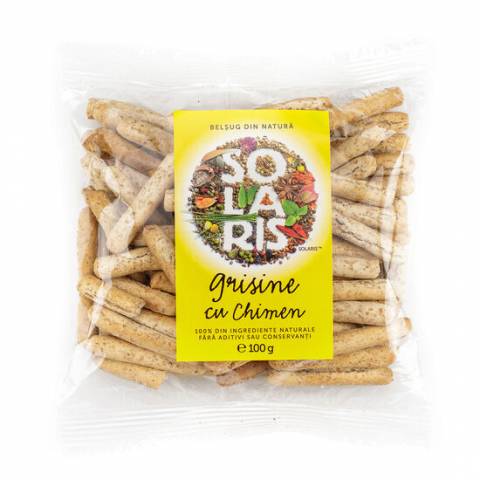 Grisine faina integrala si chimen x 100gr (SOLARIS)